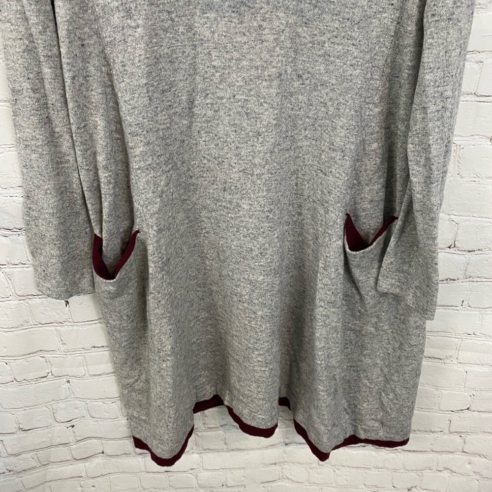 Anthropologie Sparrow Gray Cowl Neck Sweater Dress size XS NWT - Picture 4 of 8